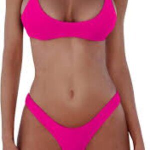 Vibrant Pink Bikini Set